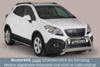 Schwellerrohre oval mit Tritt für OPEL Mokka &...