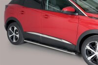 Schwellerrohre oval mit Tritt für PEUGEOT 3008 Bj....
