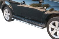 Schwellerrohre oval mit Tritt für PEUGEOT 4007...