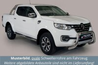 Schwellerrohre oval mit Tritt für RENAULT Alaskan...