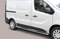 Schwellerrohre oval mit Tritt für OPEL Vivaro kurz...