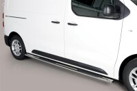 Schwellerrohre oval mit Tritt für OPEL Vivaro &...