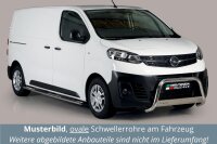 Schwellerrohre oval mit Tritt für OPEL Vivaro &...