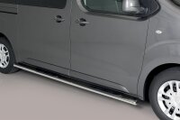 Schwellerrohre oval mit Tritt für OPEL Vivaro &...