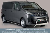 Schwellerrohre oval mit Tritt für OPEL Vivaro &...