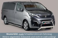 Schwellerrohre oval mit Tritt für PEUGEOT Expert...