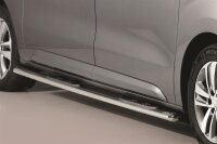Schwellerrohre oval mit Tritt für PEUGEOT Expert...