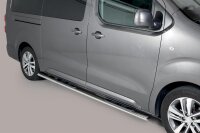 Schwellerrohre oval mit Tritt für PEUGEOT Expert...
