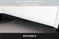 Schwellerrohre oval mit Tritt für PEUGEOT Expert & Traveller lang Bj16- V2A TÜV