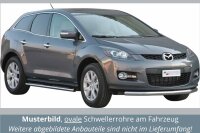 Schwellerrohre oval mit Tritt für MAZDA CX7 2008-10...