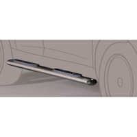 Schwellerrohre oval mit Tritt für MERCEDES Citan...