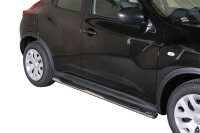 Schwellerrohre oval mit Tritt für NISSAN Juke Bj....