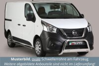Schwellerrohre oval mit Tritt für NISSAN NV300 Bj....