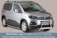 Schwellerrohre oval mit Tritt für PEUGEOT Rifter Bj....