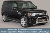 Schwellerrohre Design für LAND ROVER Discovery 4 LA Edelstahl mit TÜV