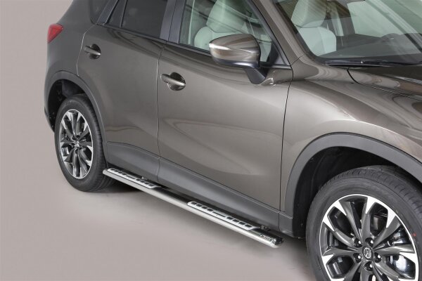 Schwellerrohre Design für MAZDA CX5 2015-16 Edelstahl mit TÜV