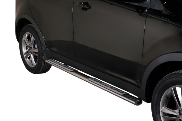 Schwellerrohre Design für SSANGYONG Korando CK 2011> Edelstahl mit TÜV