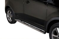 Schwellerrohre Design für SSANGYONG Korando CK 2011> Edelstahl mit TÜV