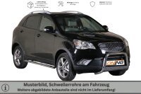 Schwellerrohre Design für SSANGYONG Korando CK 2011> Edelstahl mit TÜV