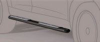 Schwellerrohre Design SCHWARZ für HYUNDAI Terracan HP 2001-08 Edelstahl mit TÜV