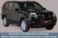 Schwellerrohre Design SCHWARZ für NISSAN X-Trail T31...