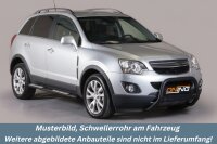 Schwellerrohre Design SCHWARZ für OPEL Antara L-A 2011> Facelift mit TÜV