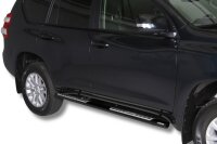 Schwellerrohre Design SCHWARZ für TOYOTA Land...