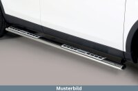 Schwellerrohre Design für JEEP Compass ab Bj. 2017- Edelstahl