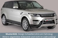 Schwellerrohre Design für Range Rover Sport Bj. 2014-17 Edelstahl TÜV