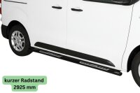 Schwellerrohre Design SCHWARZ für CITROËN Jumpy...