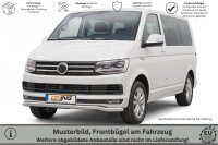 Frontbügel Edelstahl für VW T6 2015-2019 Ø60mm breit niedrig Gutachten
