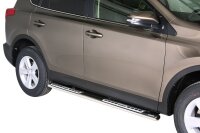 Schwellerrohre Design für TOYOTA RAV 4 Bj. 2013-18 Edelstahl