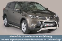 Schwellerrohre Design für TOYOTA RAV 4 Bj. 2013-18 Edelstahl
