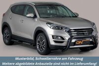 Schwellerrohre Design Schwarz für HYUNDAI Tucson TL...