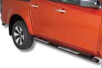 Schwellerrohre Design Schwarz für ISUZU D-Max...