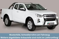 Schwellerrohre Design Schwarz für ISUZU D-Max...