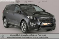 Schwellerrohre Design Schwarz für Kia Sorento UM Bj....