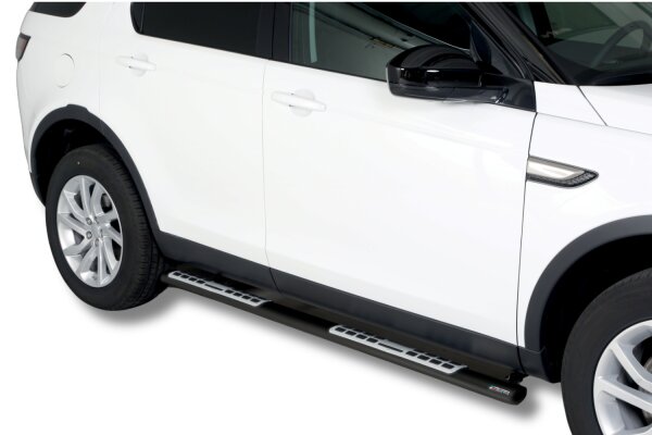 Schwellerrohre Design Schwarz für LAND ROVER Discovery Sport 5 Edelstahl mit TÜV