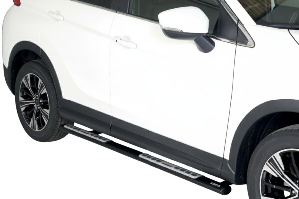 Schwellerrohre Design Schwarz für MITSUBISHI Eclipse Cross Bj.2018> mit TÜV