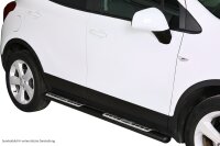 Schwellerrohre Design Schwarz für OPEL Mokka &...