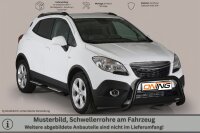 Schwellerrohre Design Schwarz für OPEL Mokka &...