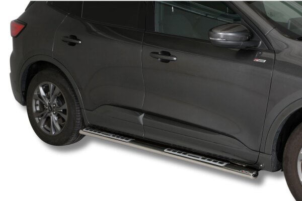 Schwellerrohre Design für FORD Kuga ab Bj. 2020- Edelstahl mit TÜV