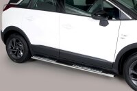 Schwellerrohre Design für OPEL Crossland X Bj.17-...