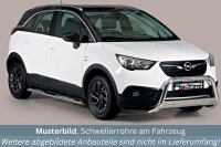 Schwellerrohre Design für OPEL Crossland X Bj.17-...