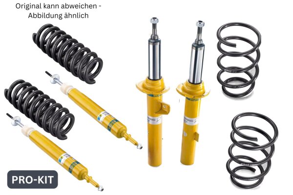 Eibach Bilstein B12 Pro-Kit Sportfahrwerk 30/25mm für Audi Q5 3.0TFSI quattro, 3.0TDI quattro, ohne Niveauregulierung, elektronisch geregelter Dämpferkraftverstellung.