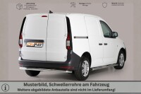 Schwellerrohre Design für VW Caddy 5 Typ SB ab Bj.21- Edelstahl mit TÜV