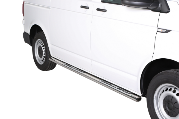 Schwellerrohre Design für VW T6 & T6.1 ab Bj.15- Edelstahl mit TÜV