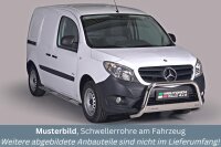 Schwellerrohre Design für MERCEDES Citan W415 Bj. 2012-21 Edelstahl mit TÜV