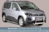 Schwellerrohre Design für PEUGEOT Rifter Bj. 2018-...