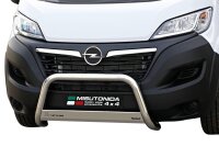 Frontbügel Edelstahl für OPEL Movano C 2022- 63mm mit Gutachten Frontschutzbügel